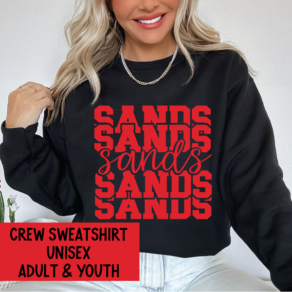 Sands Red Stacked
