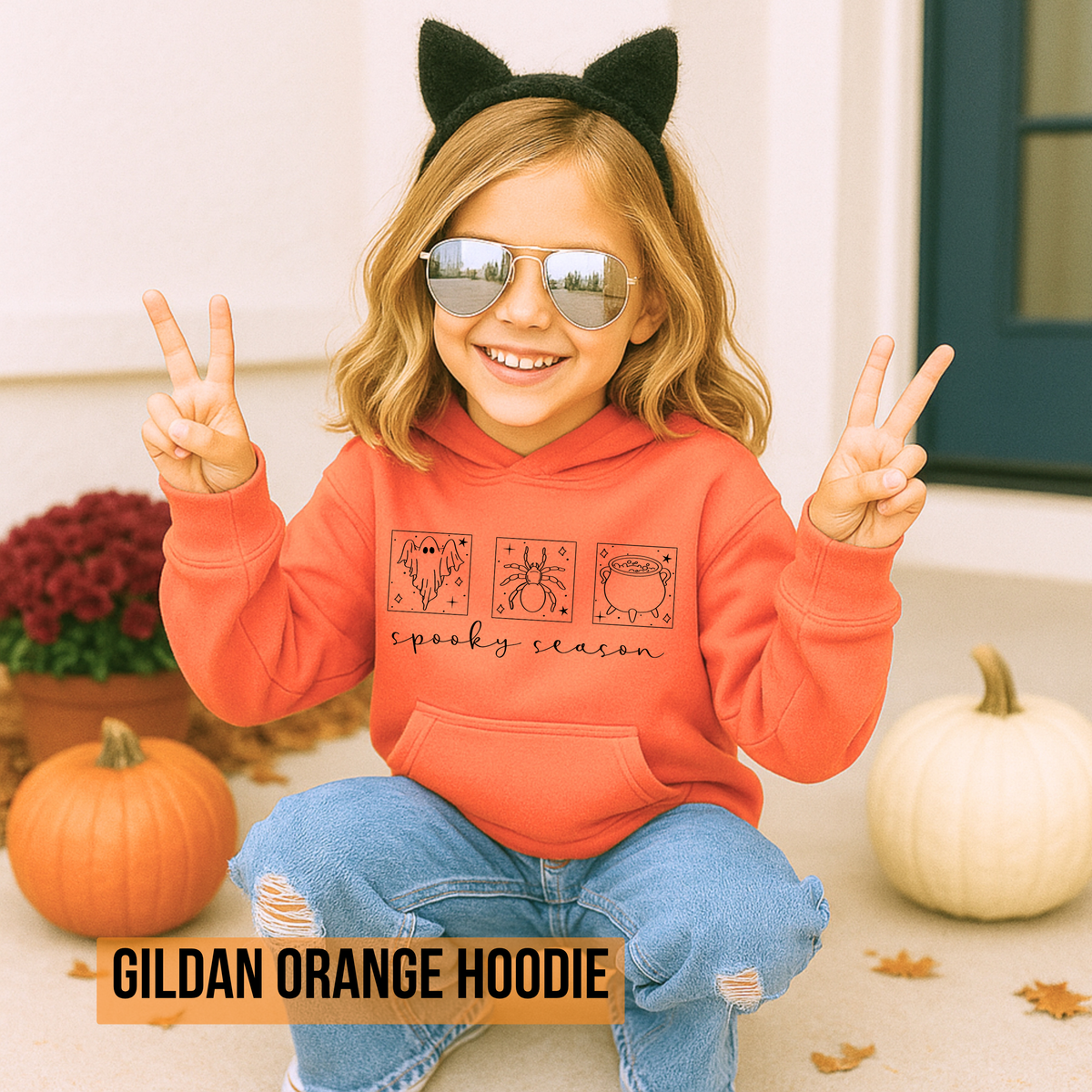 Spooky Season Orange- Youth