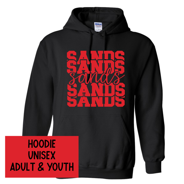Sands Red Stacked