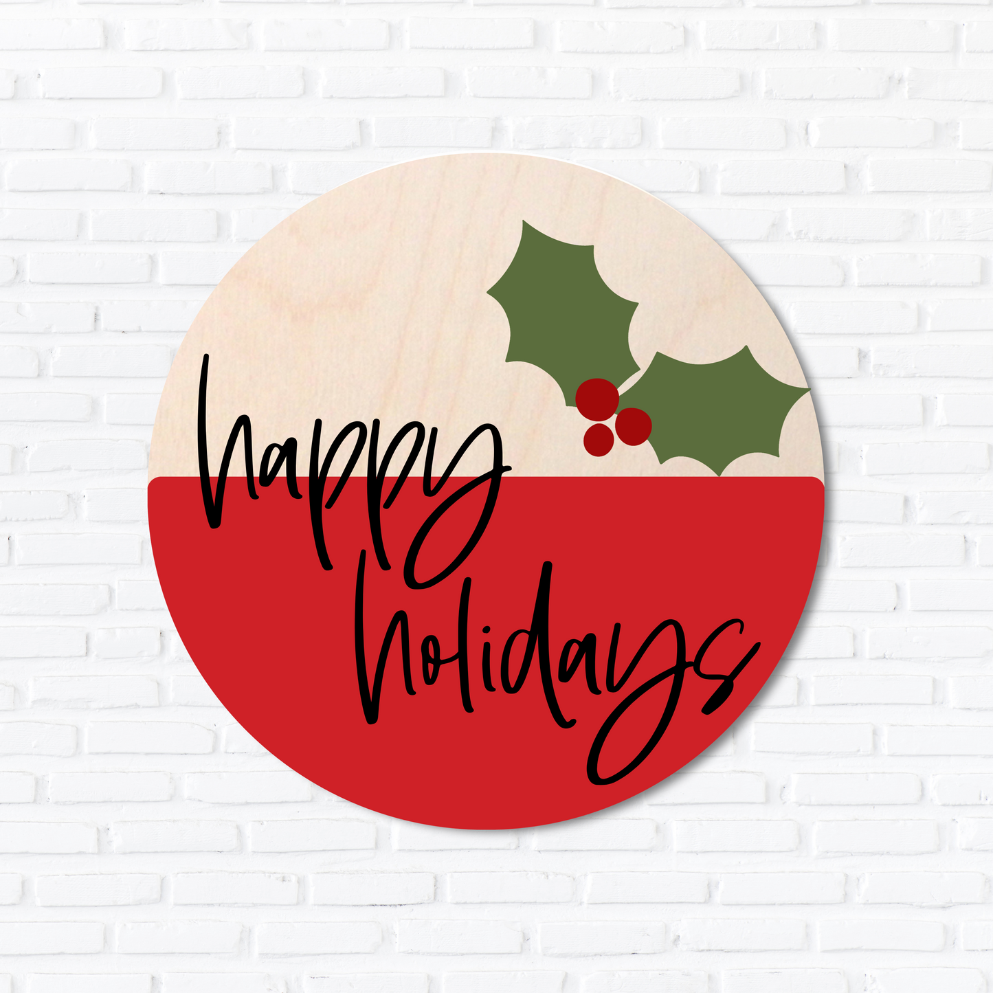 Happy Holidays Door Hanger