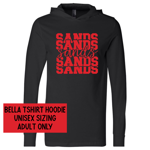 Sands Red Stacked