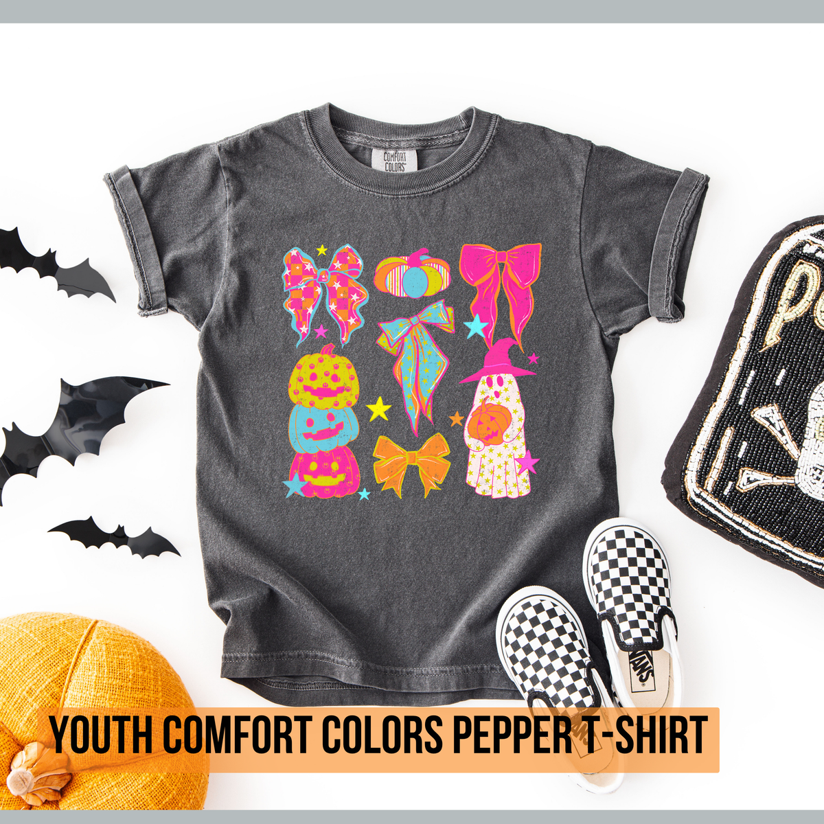 Neon Halloween Pepper- Youth