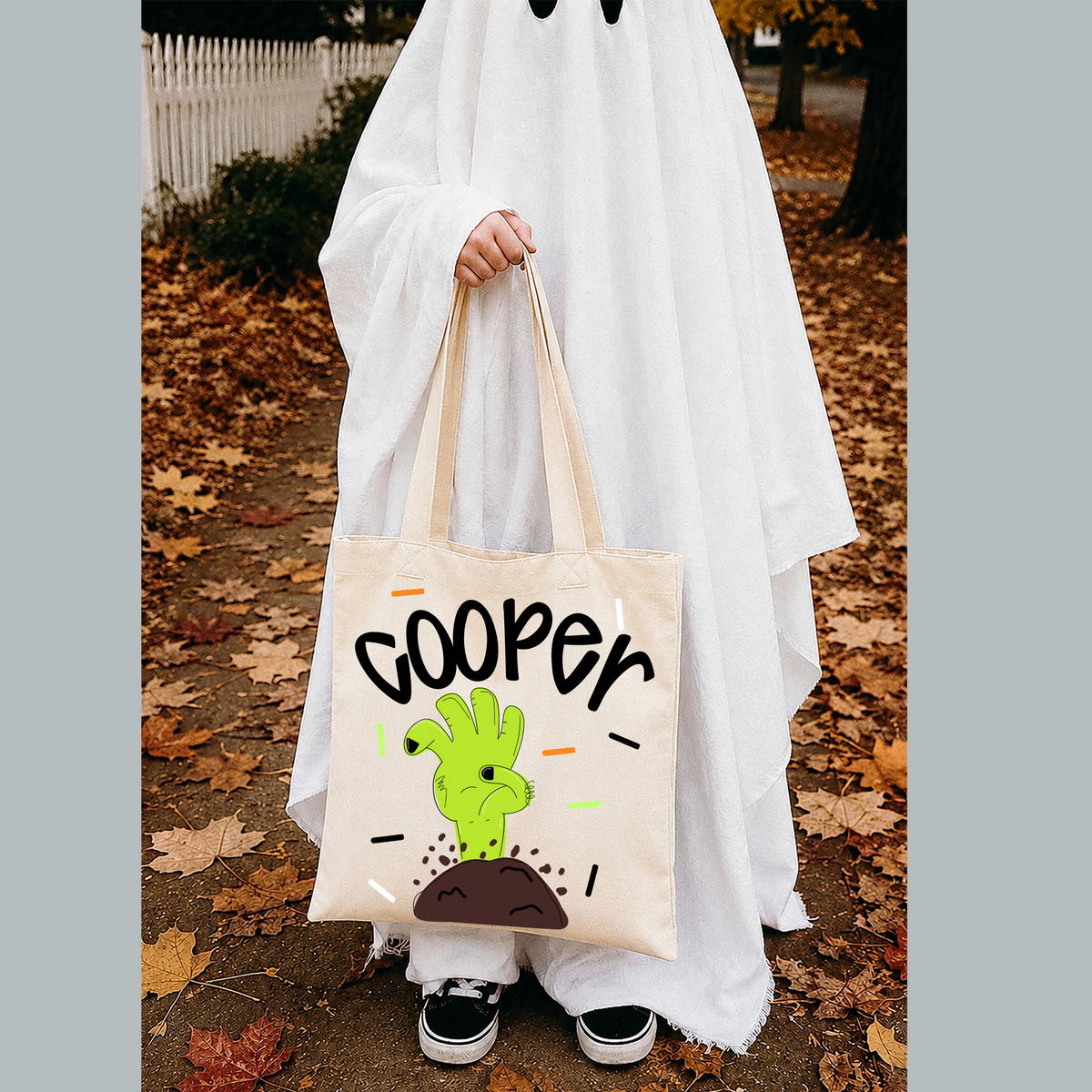 Monster Halloween Tote Bag