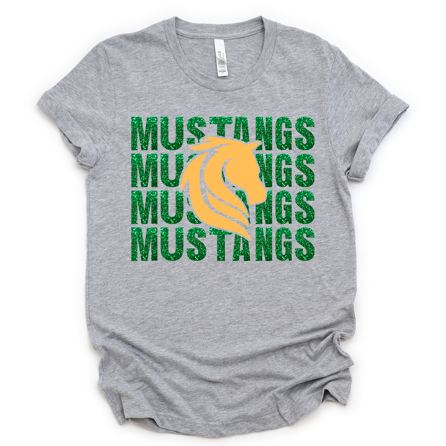 Mustang Stacked Glitter