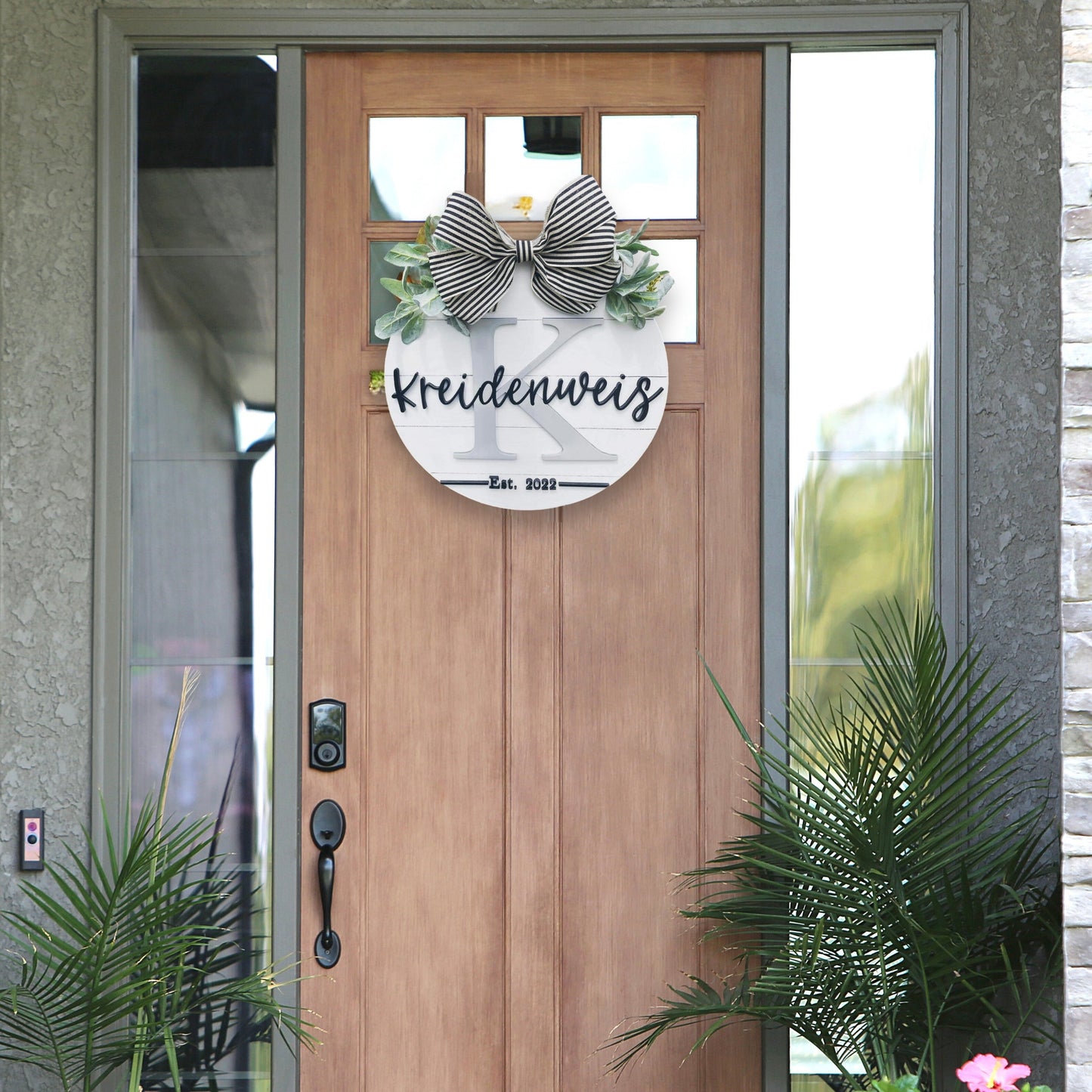 Last Name Door Hanger