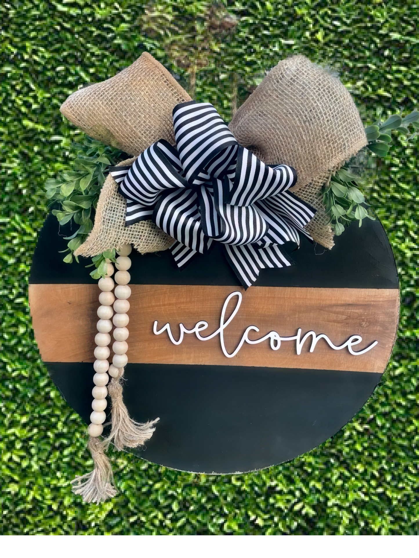 Welcome Beaded Door Hanger