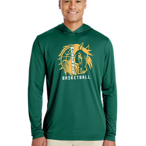 Mustangs Basketball Hooded Performance Sweatshirt