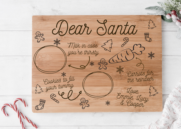 Dear Santa Cookie Tray