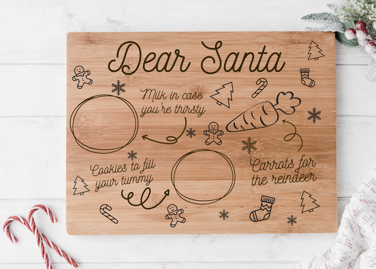 Dear Santa Cookie Tray