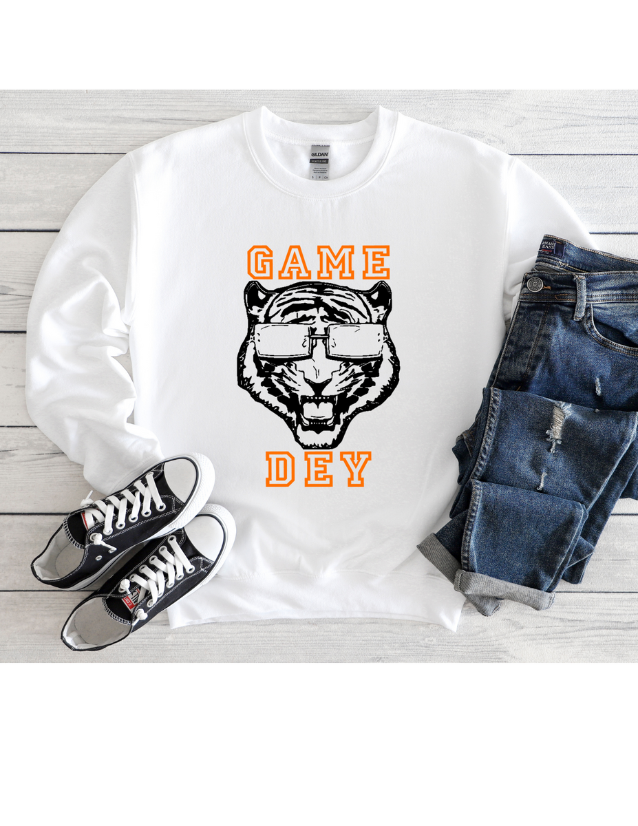 Cincinnati Tiger Sweatshirt Bengal Tiger College Sweatshirt Sunday