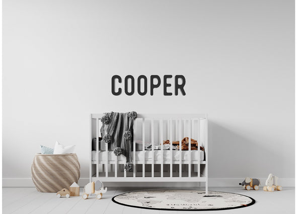 Boys name 3D cut out