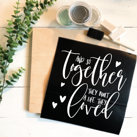 Diy Kit-Together they built a life they loved