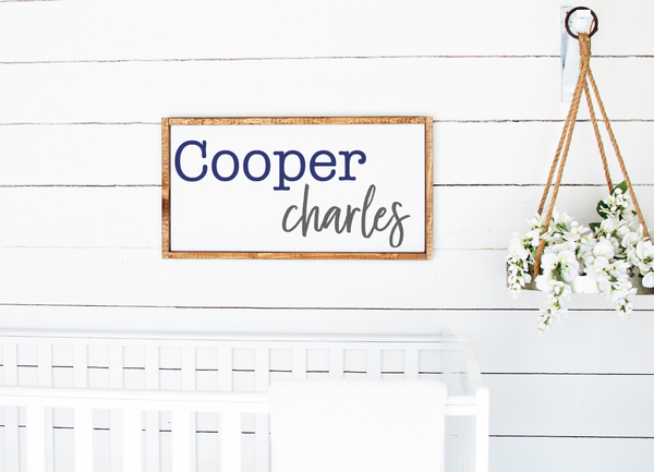 Nursery Name Sign