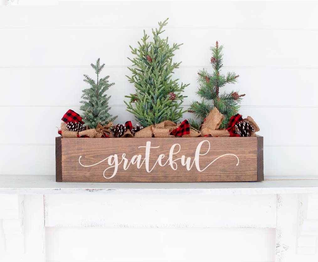 Grateful Centerpiece Box