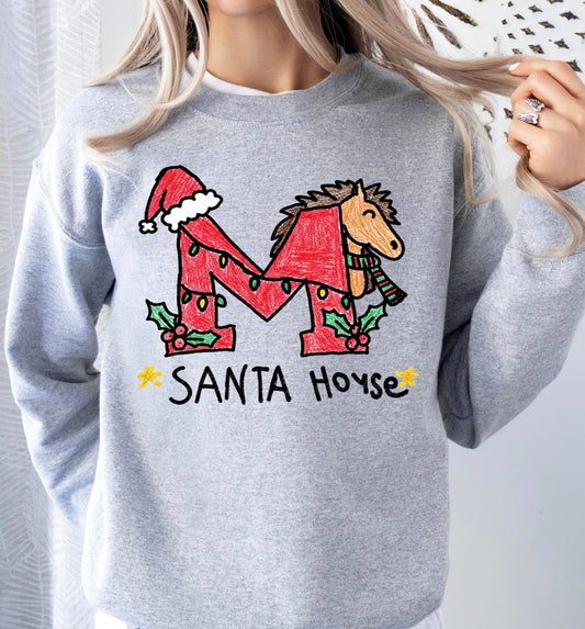 Santa House- Student Design Crew Sweatshirt
