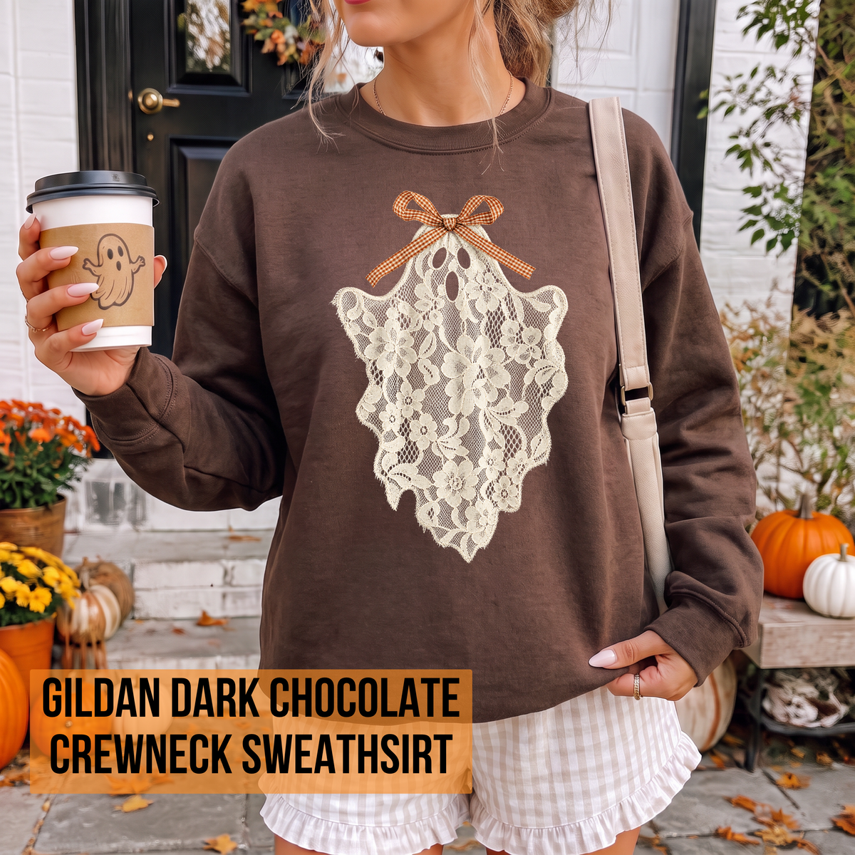 Lace Ghosts Brown- Adult