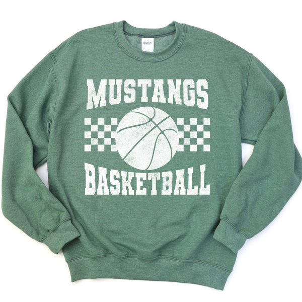 Mustang Basketball Vintage