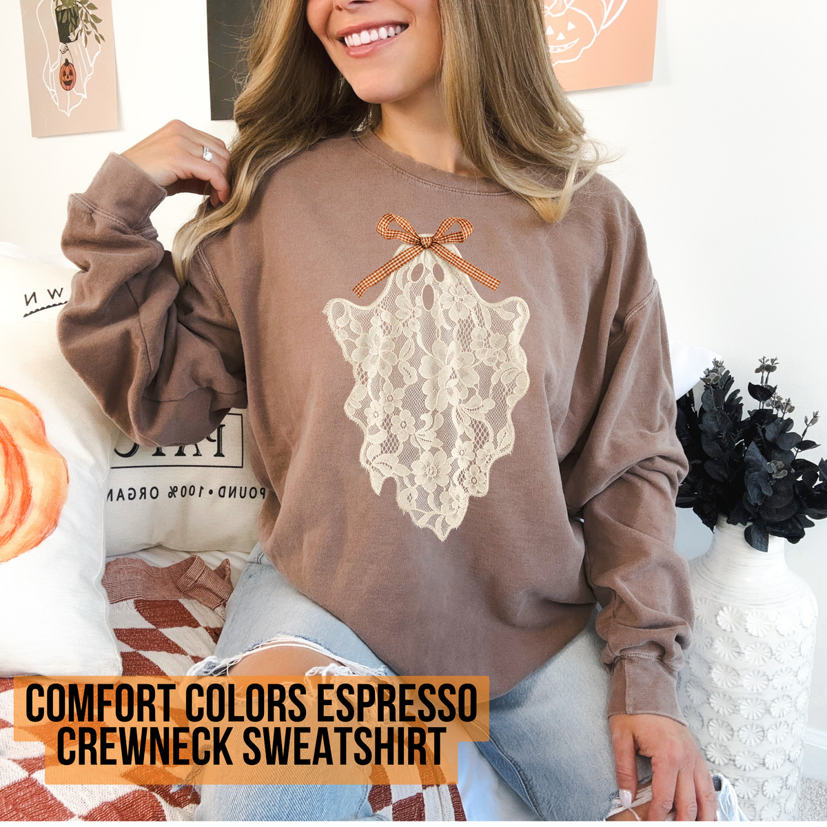Lace Ghosts Brown- Adult