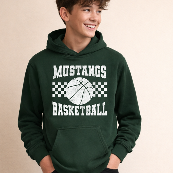 Mustang Basketball Vintage