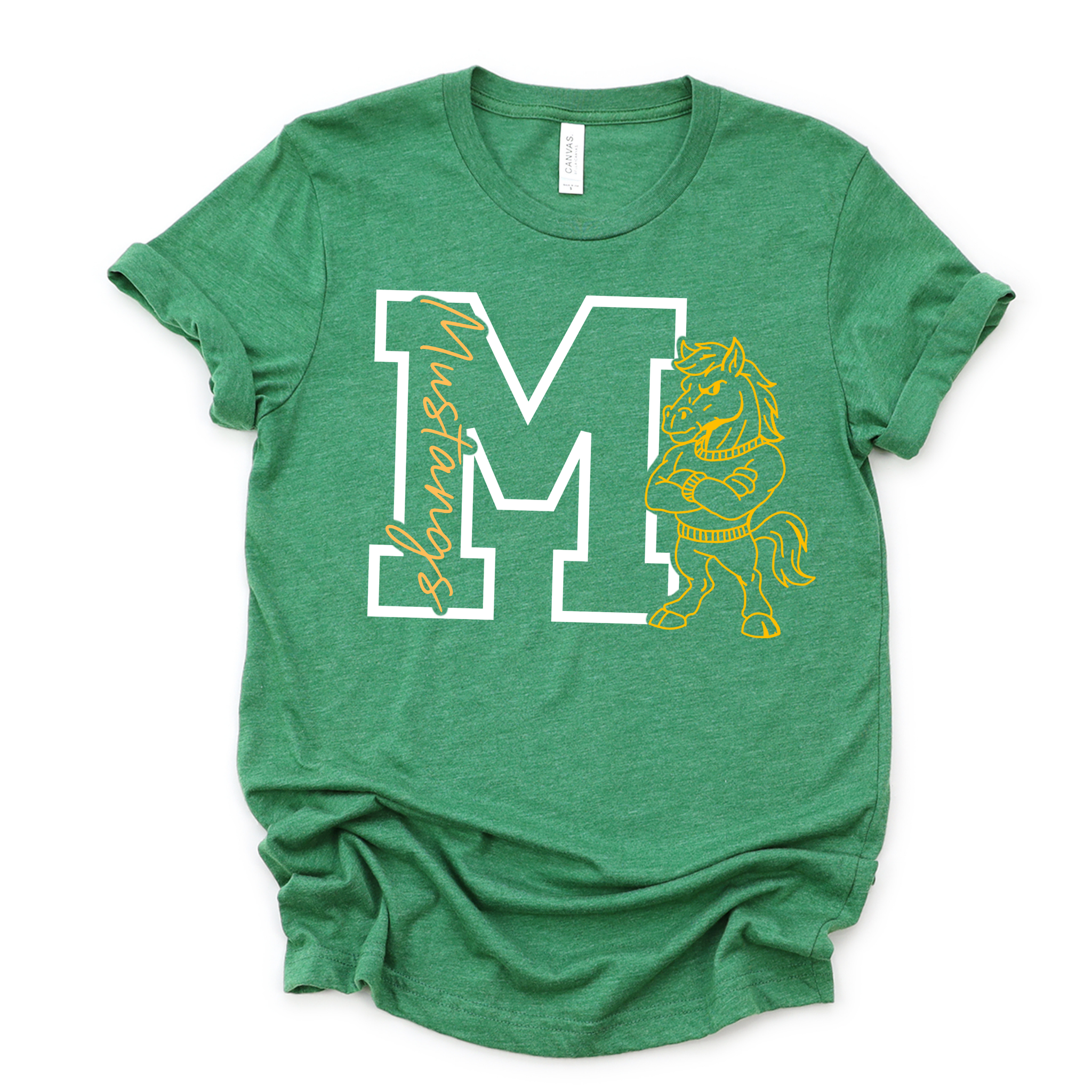 M Mustang Horse T-shirt
