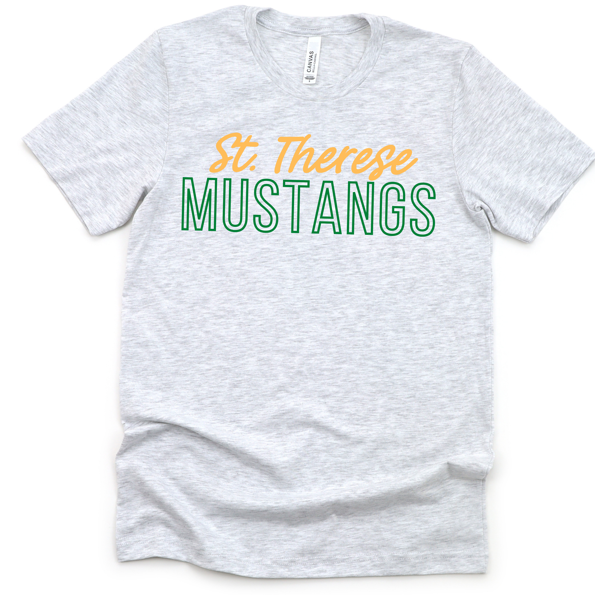 St. Therese Mustangs Green & Gold T-shirt/Sweatshirt