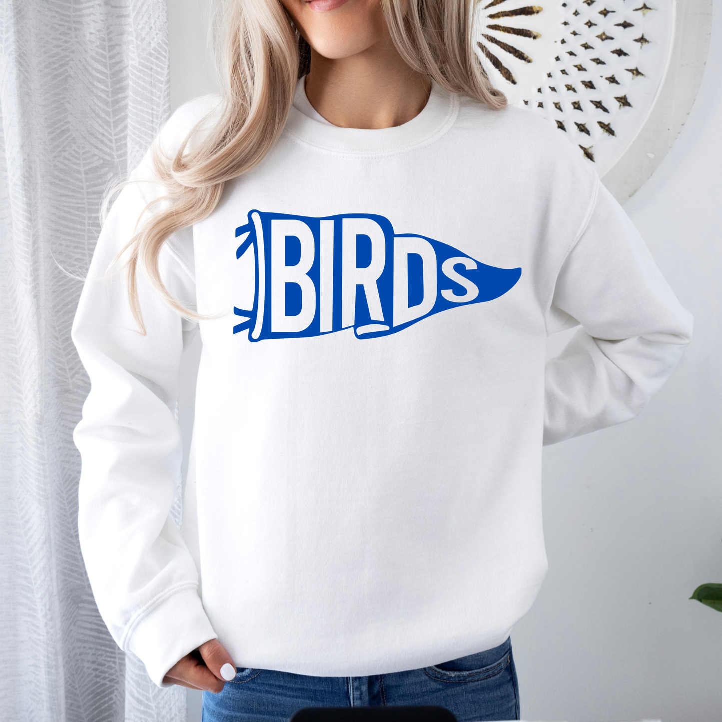 Birds Royal Pennant- WHITE