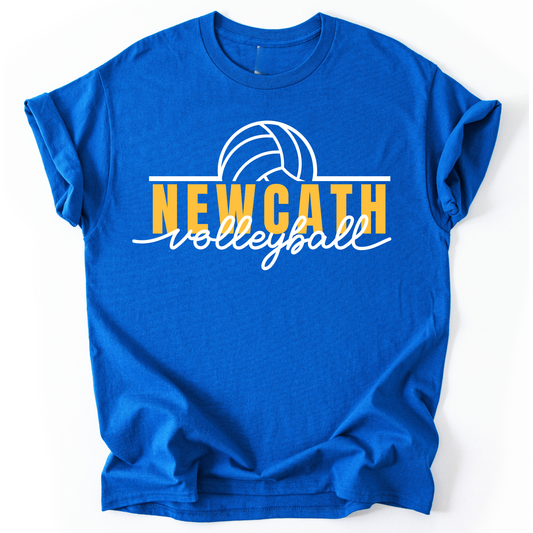 Newcath Volleyball Cursive T-shirt/Sweatshirt