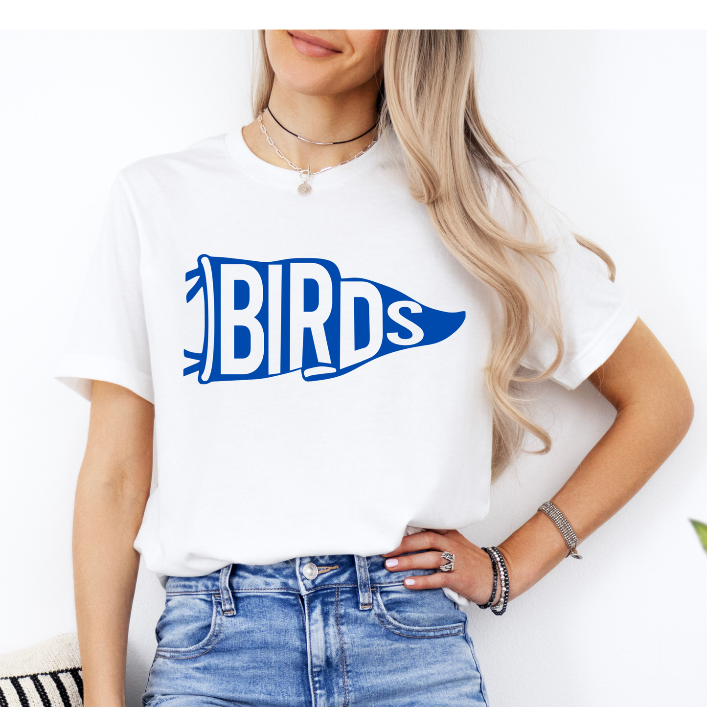 Birds Royal Pennant- WHITE