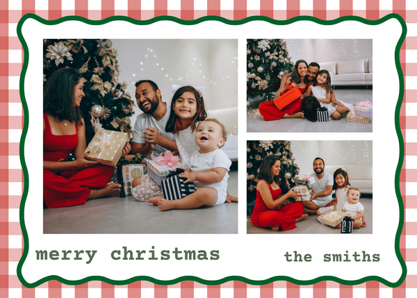 Red Plaid Horizontal-Digital Download