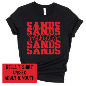 Sands Red Stacked