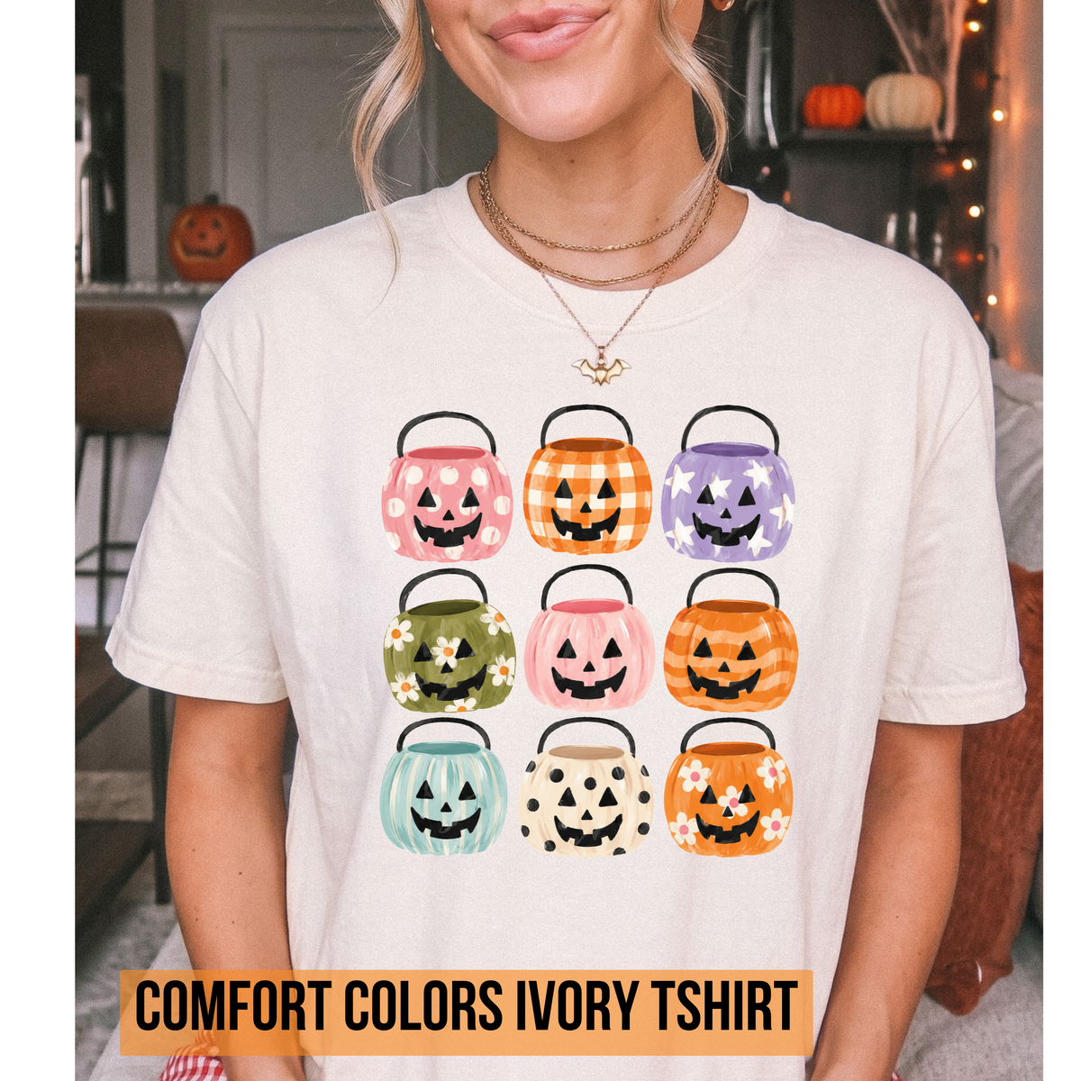 Pumpkin Pail Prints- Adult