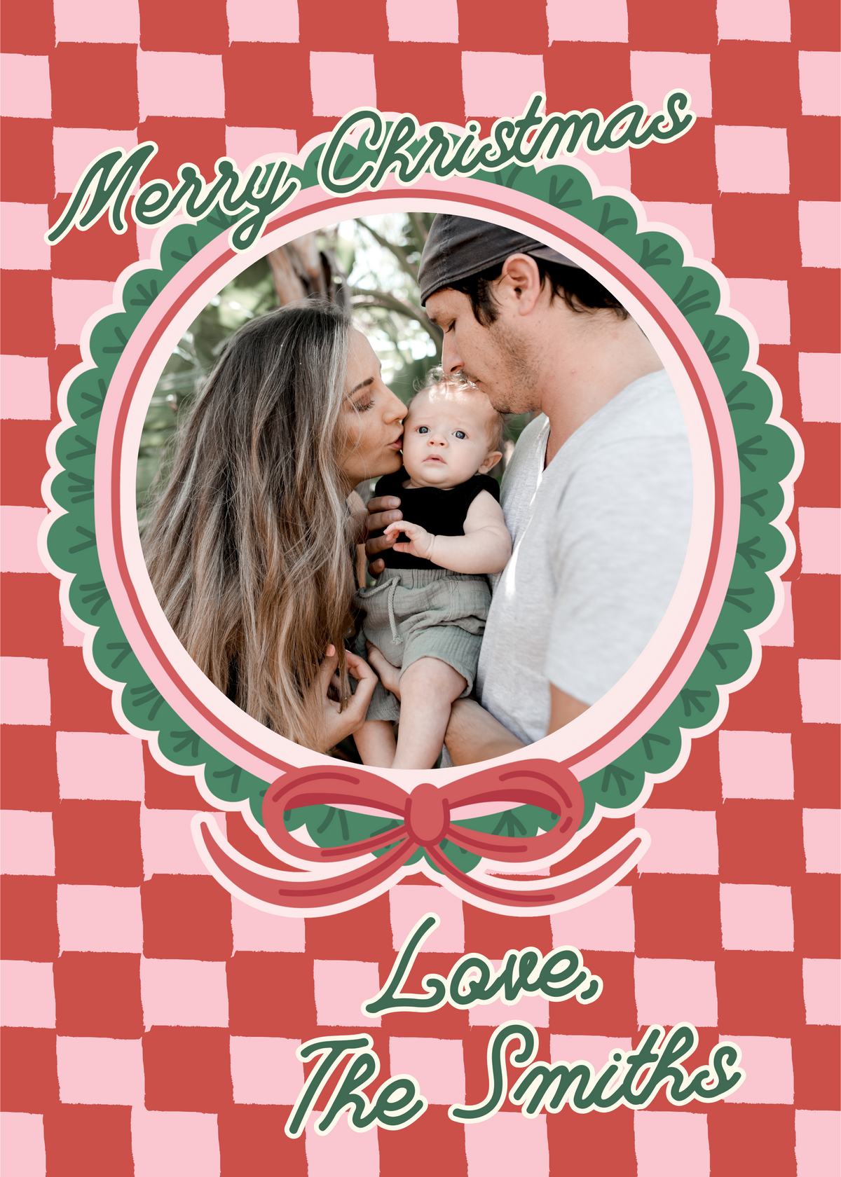 Checkered Christmas- Digital Download