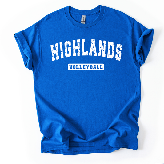 Highlands Arched Volleyball- ROYAL
