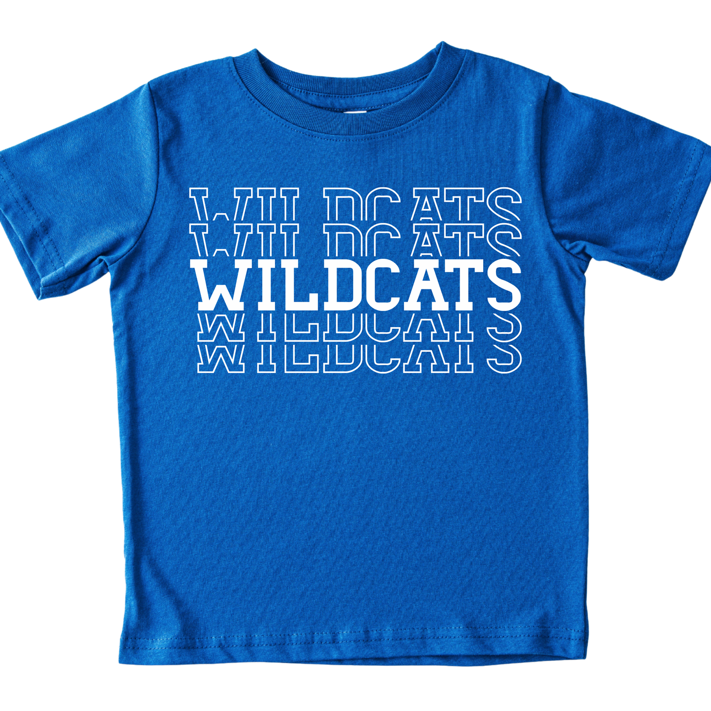 Wildcats Stacked- Royal