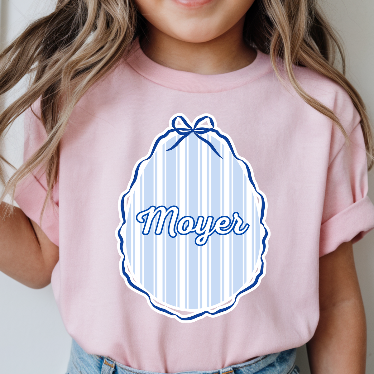 Moyer Striped Oval