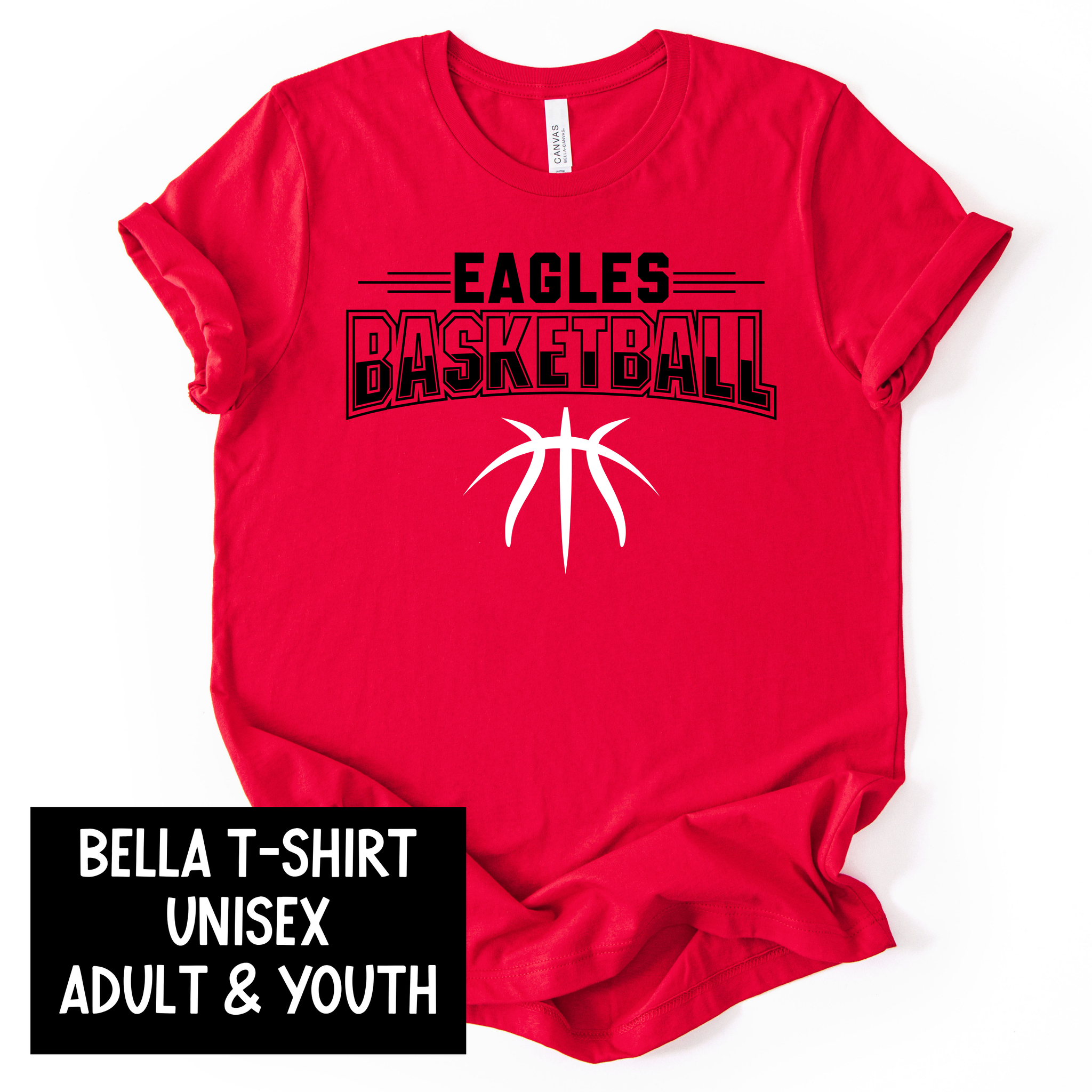 Eagles Basketball Arched