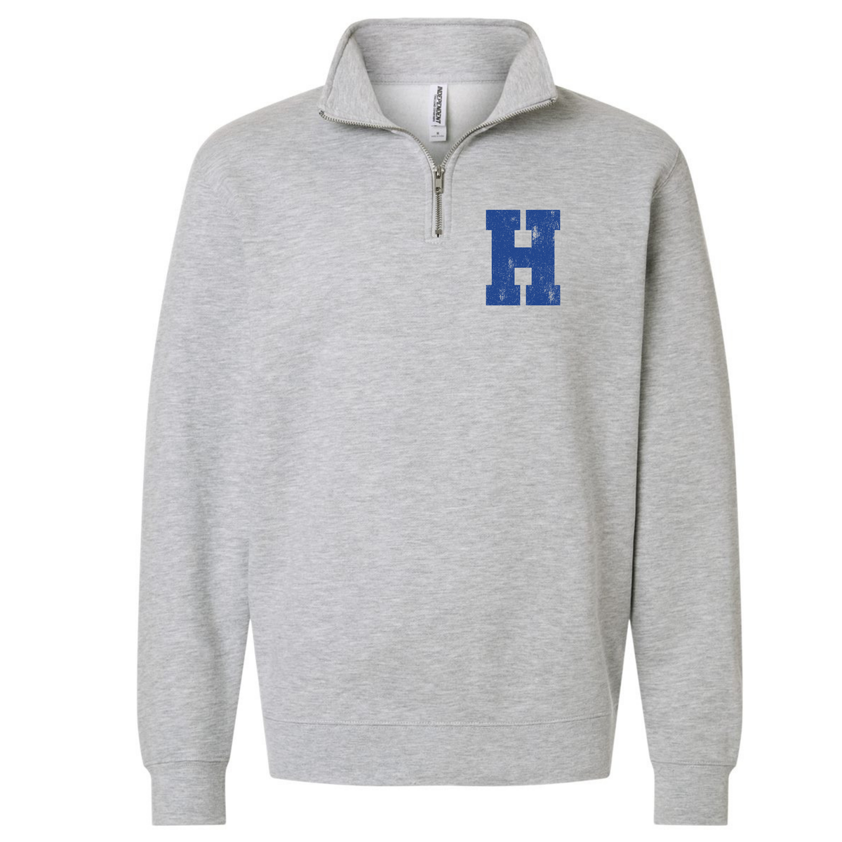 H Quarter Zip- ASH