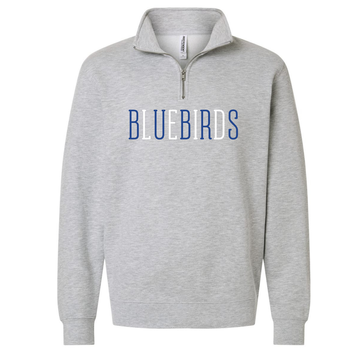 Bluebirds Quarter Zip- GRAY
