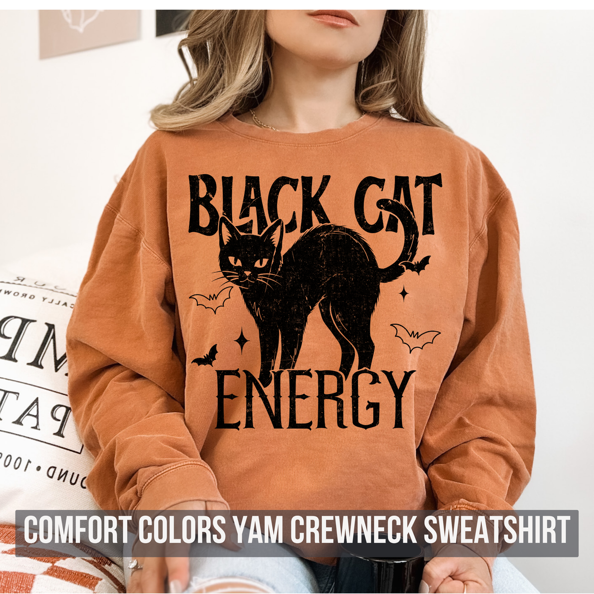 Black Cat Energy Orange- Adult