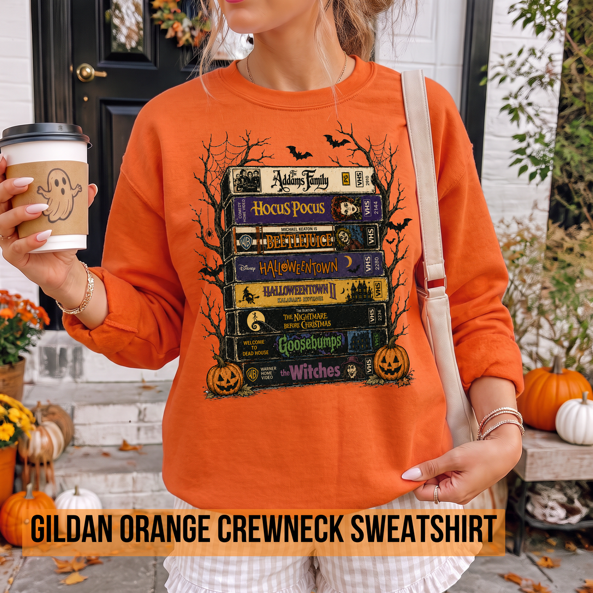Halloween Movies Orange- Adult