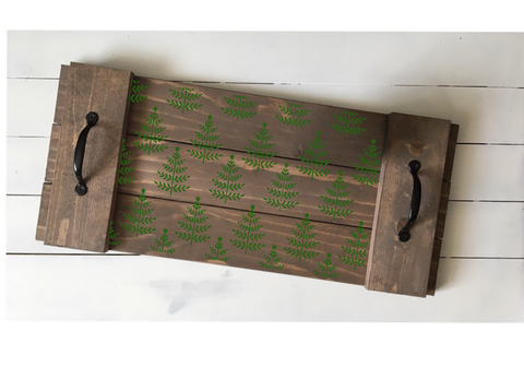 St. Mary's- Tree Pattern Tray