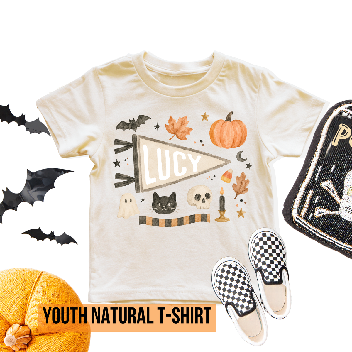 Halloween Watercolor Name
