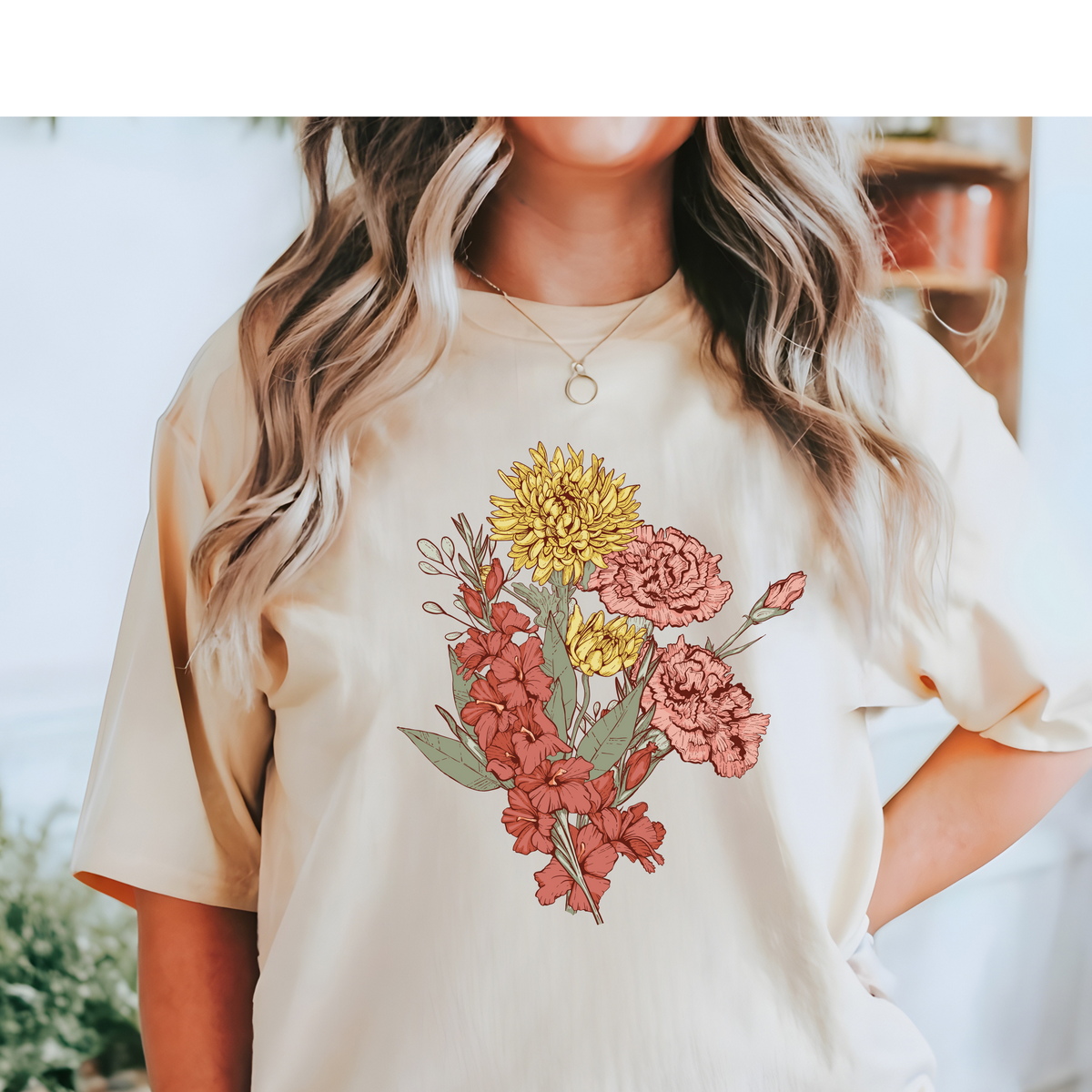 Birth Flower T-shirt