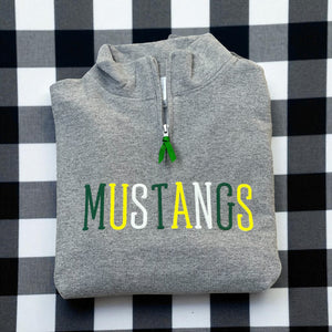 PRE-SALE Mustangs Puff Quarter Zip