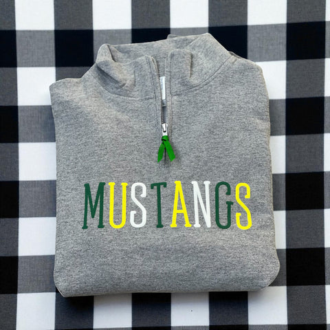 PRE-SALE Mustangs Puff Quarter Zip