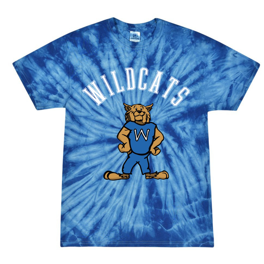 Woodfill Wildcats Arched Tie Dye