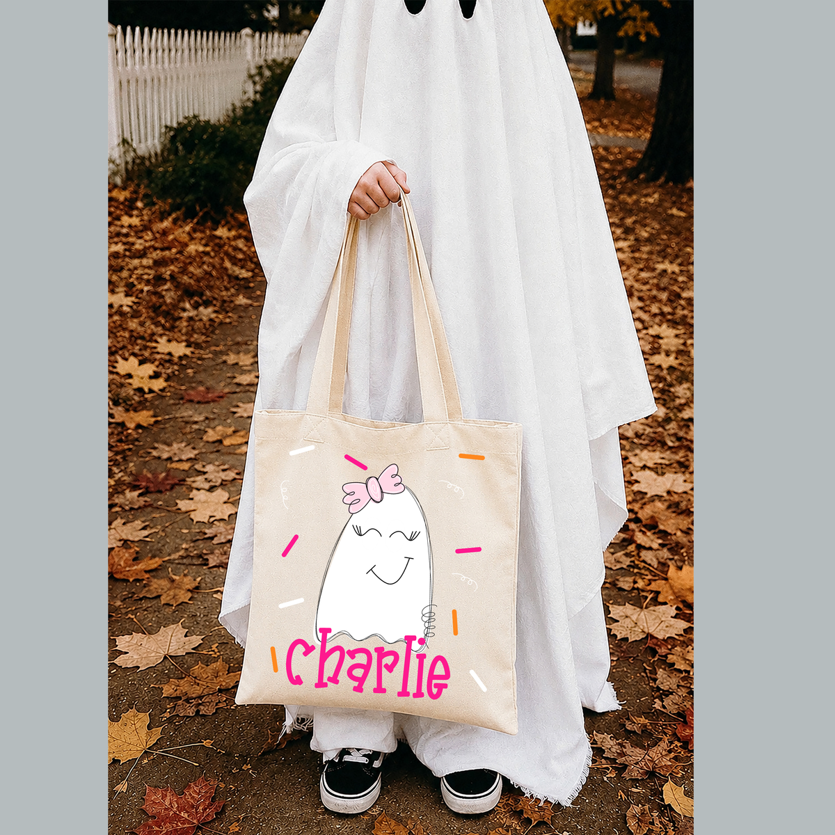 Ghost Halloween Tote Bag