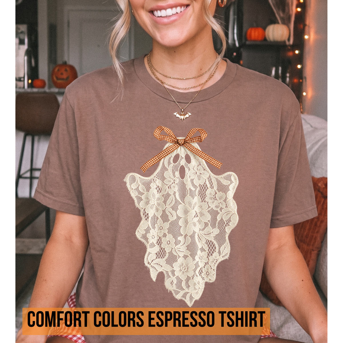 Lace Ghosts Brown- Adult
