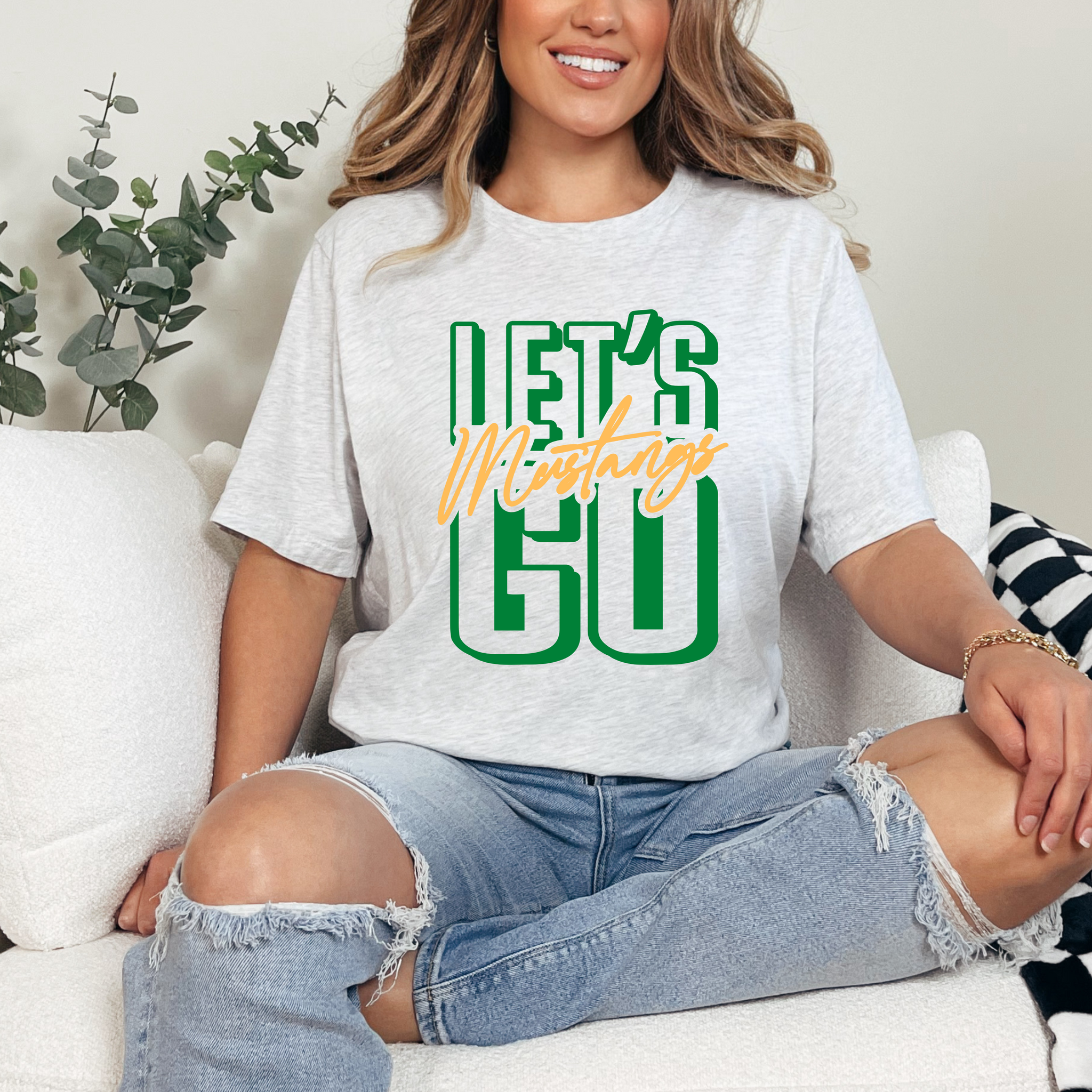 Let's Go Mustangs T-shirt/Sweatshirt