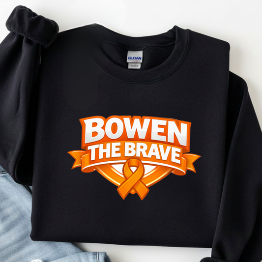 Bowen the Brave-Fundraiser Crew Sweatshirt